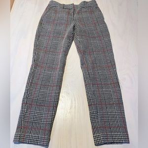 Express Columnist Ankle Plaid Pants Size 00R